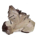 Mercedes Calcite (Chalcopyrite on Calcite) - Specimen