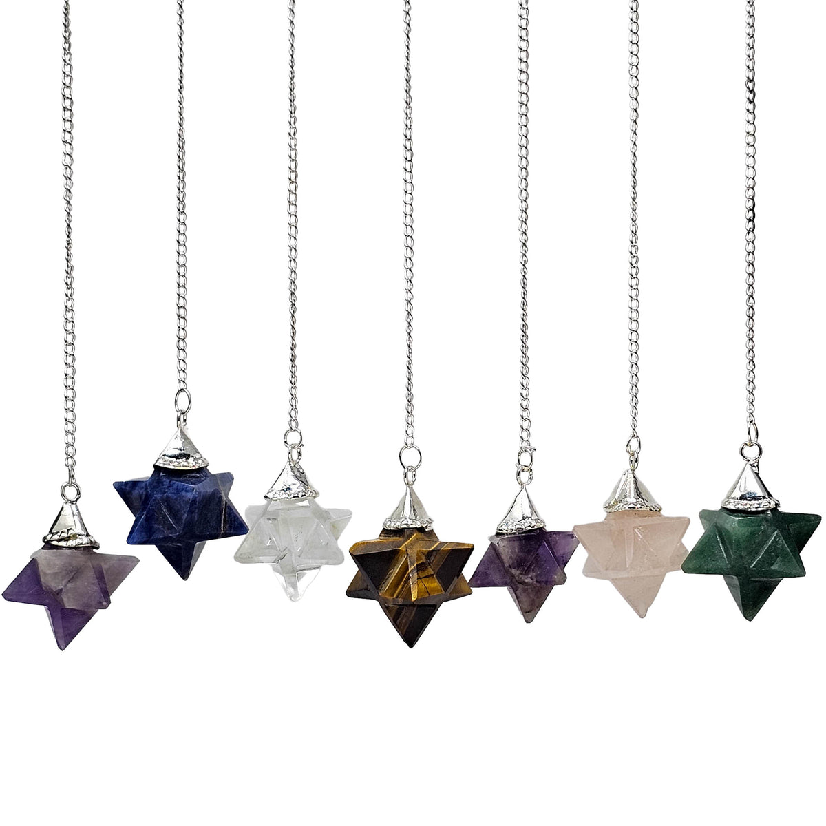 Merkada - Pendulum - Ask a Crystal - Fine Silver Plated