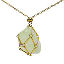 Metal Crystal Holder - Necklace