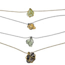 Metal Crystal Holder - Necklace