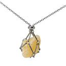 Metal Crystal Holder - Necklace