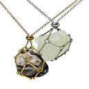 Metal Crystal Holder - Necklace