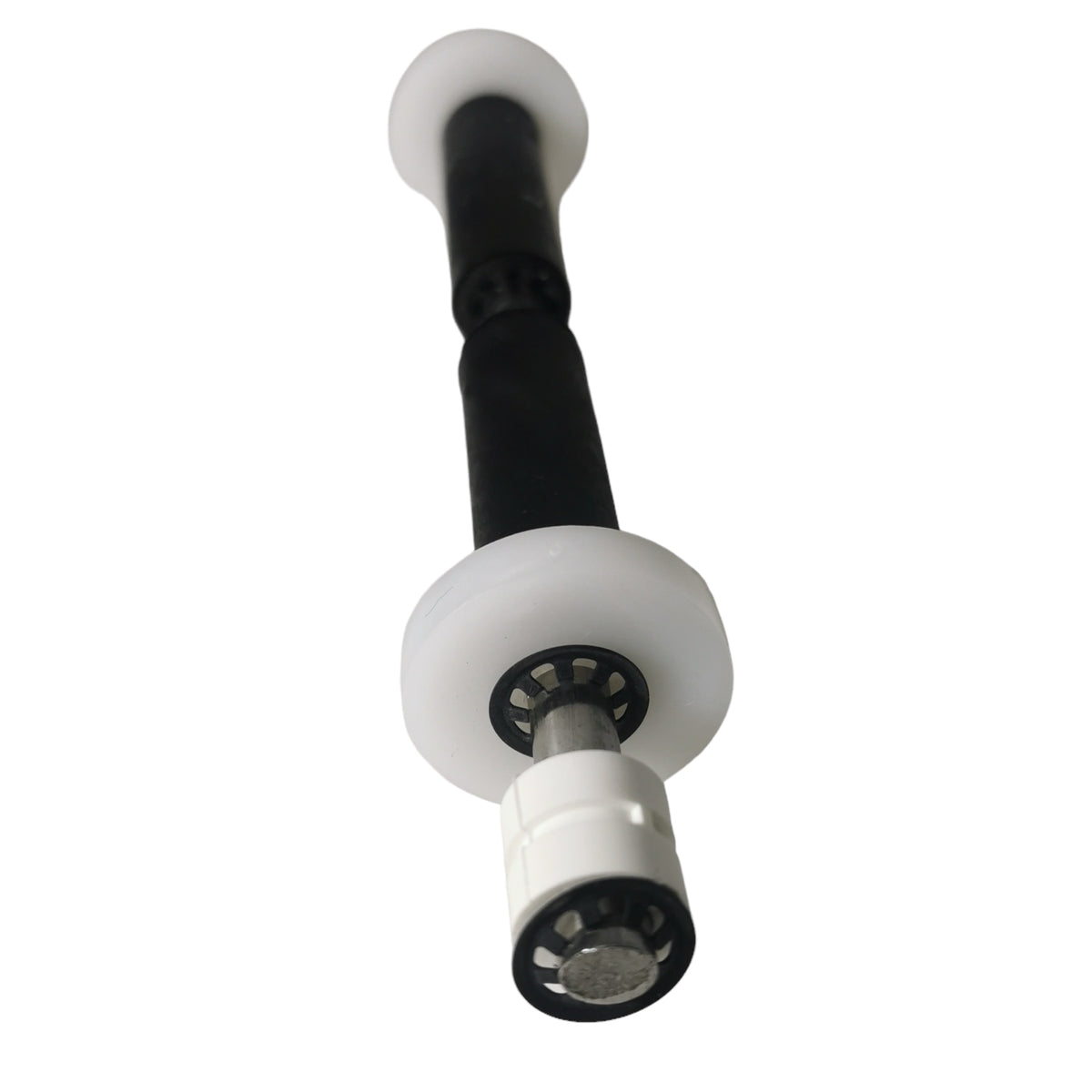 Model A-R6 Idler Shaft thumler part, made of steel, plastic and rubber.