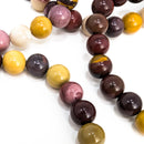 Mookaite - Round Bead Bracelet
