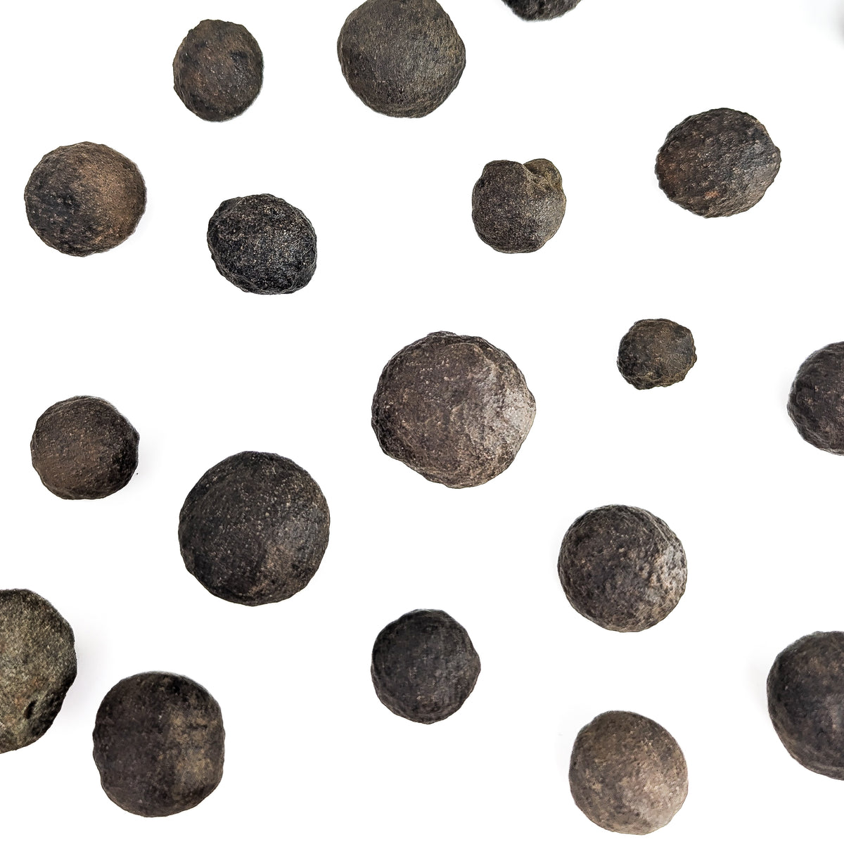 Moqui marble from Utah – spread of marbles