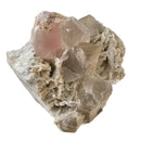 Morganite and Quartz on Albite- Specimen