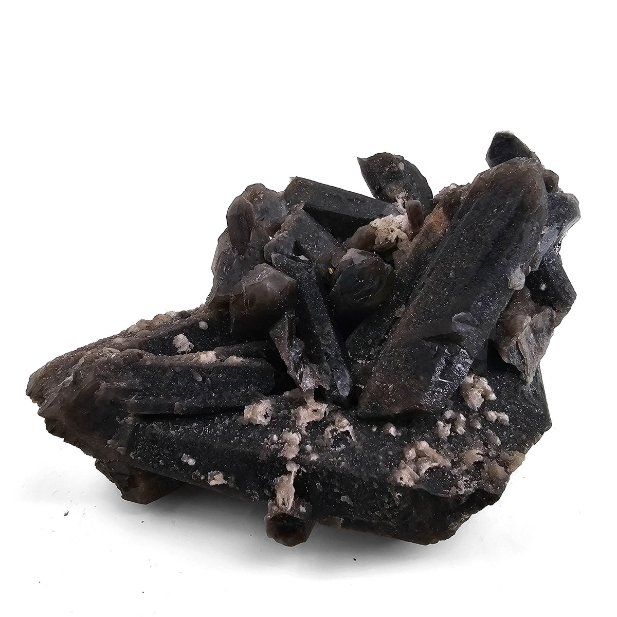 Morion Quartz specimen from Huanggang Mine, Inner Mongolia, China.