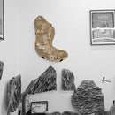 Mosasaurus Vertebrae - Wall Mount - Statement Specimen