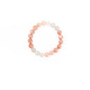 Multicoloured Specular Sunstone - Round Bead Bracelet