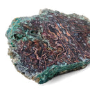 Native Copper in Chrysocolla - Polished Cut Face