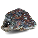 Native Copper in Chrysocolla - Polished Cut Face