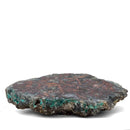 Native Copper in Chrysocolla - Polished Cut Face
