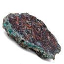 Native Copper in Chrysocolla - Polished Cut Face