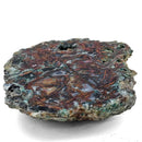 Native Copper in Chrysocolla - Polished Cut Face