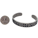 Norse Lettering - Stainless Steel Cuff Bracelet