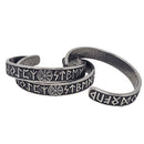 Norse Lettering - Stainless Steel Cuff Bracelet