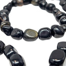 Obsidian - Tumbled Bead Bracelet - Mexico - Root Chakra