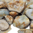 Ocean Picture Rock - Tumble - Larch Hills, BC, Canada - Throat Chakra