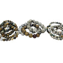 Ocean Jasper - Bead Bracelet - Madagascar - Stone of Joy - heart and solar plexus chakras