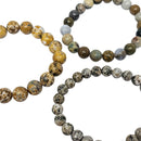 Ocean Jasper - Bead Bracelet - Madagascar - Stone of Joy - heart and solar plexus chakras