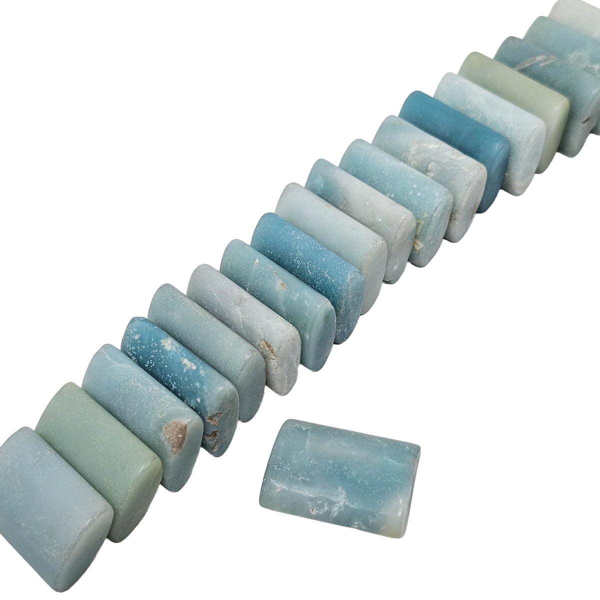 Ocean Picture Rock tumble from Midway, BC – row of tumbles