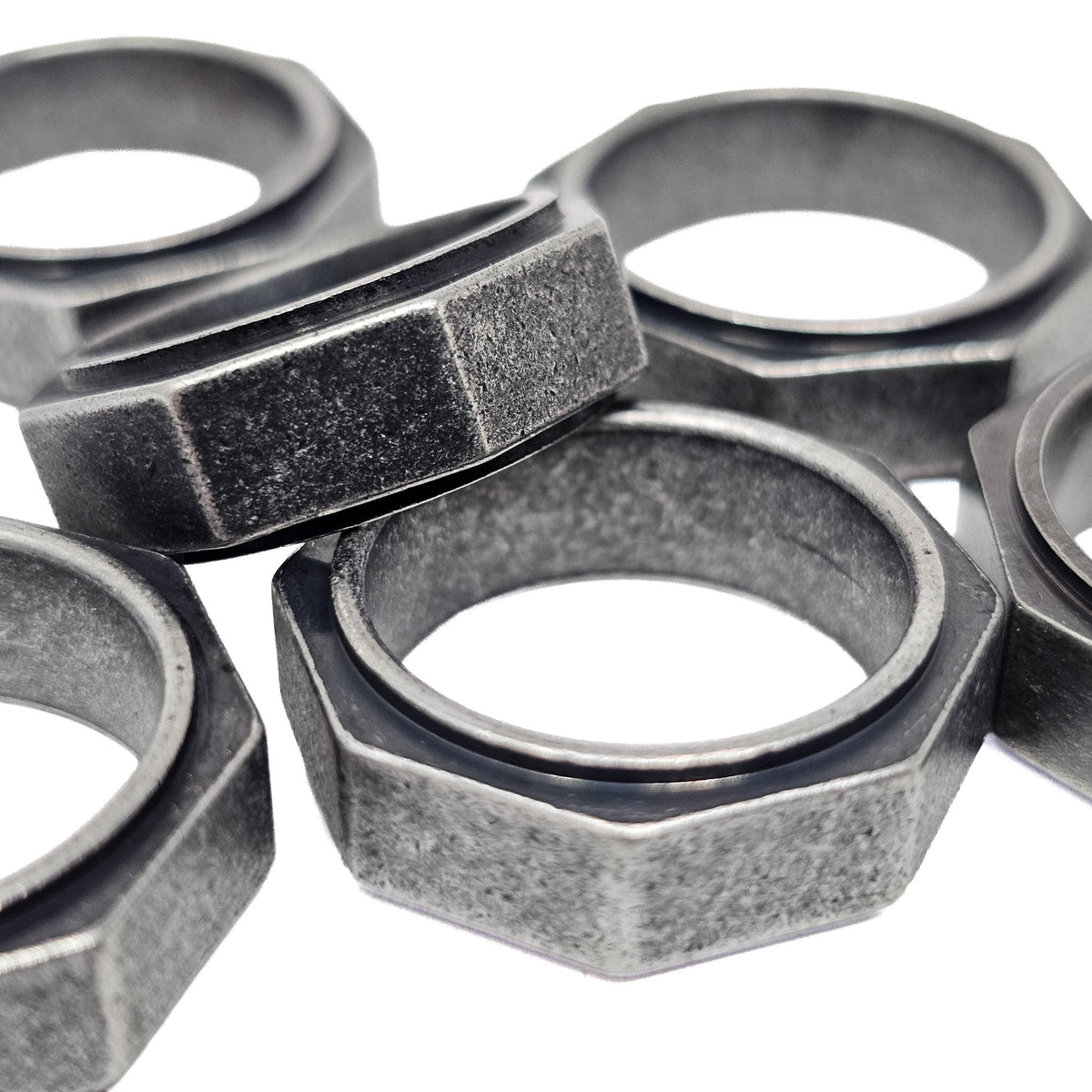 Octagon stainless steel band.