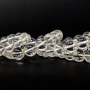 Optical Clear Quartz - Bead Bracelet