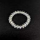 Optical Clear Quartz - Bead Bracelet