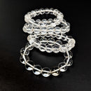 Optical Clear Quartz - Bead Bracelet