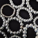 Optical Clear Quartz - Bead Bracelet