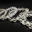 Optical Clear Quartz - Bead Bracelet