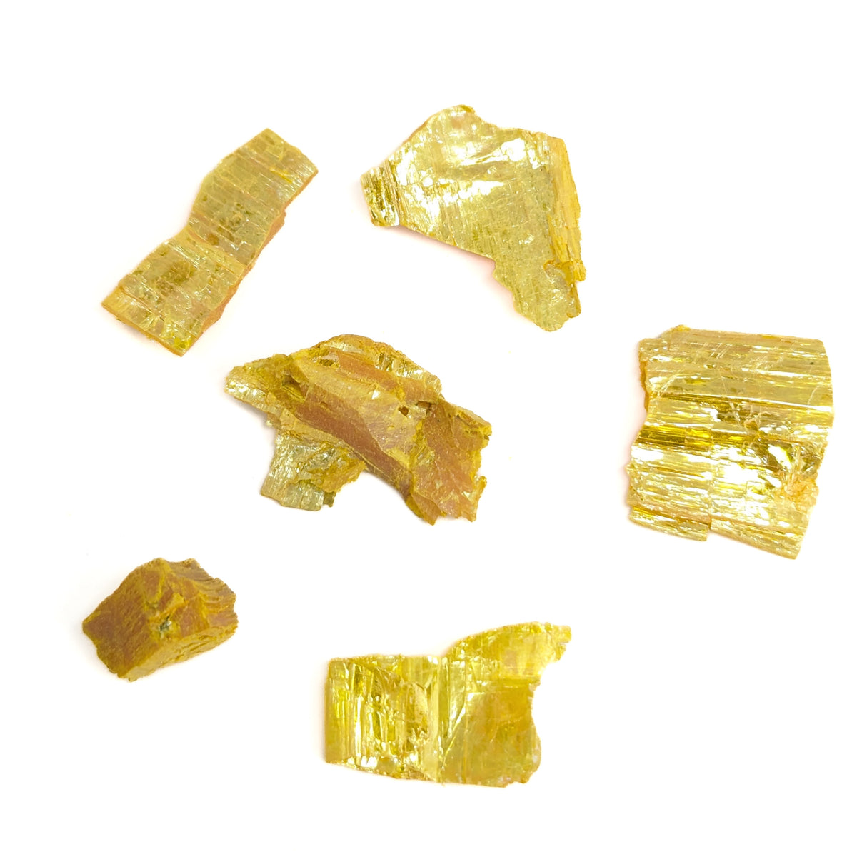 Orpiment specimen from Russia.