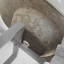 Ammonite & Orthoceras - Heart Shaped Washtub Sink - Fossil Statement