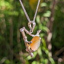 Twig & BC Agate - Pendant