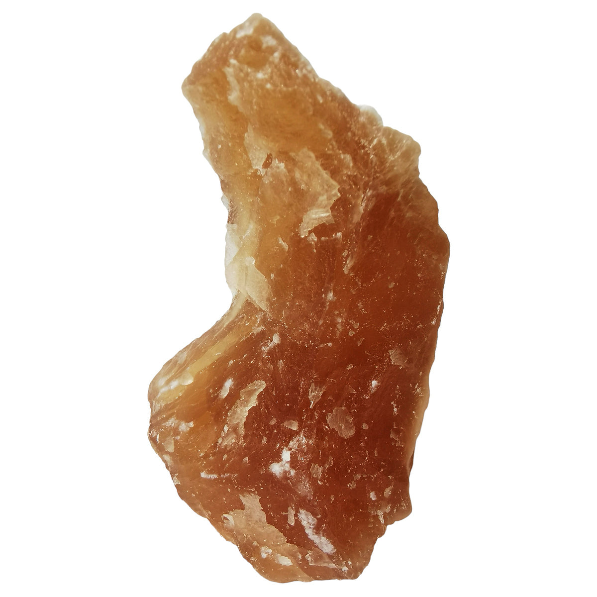 Honey Calcite specimen, calcium carbonate.