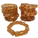 Peach Calcite - Bead Bracelet - Pakistan
