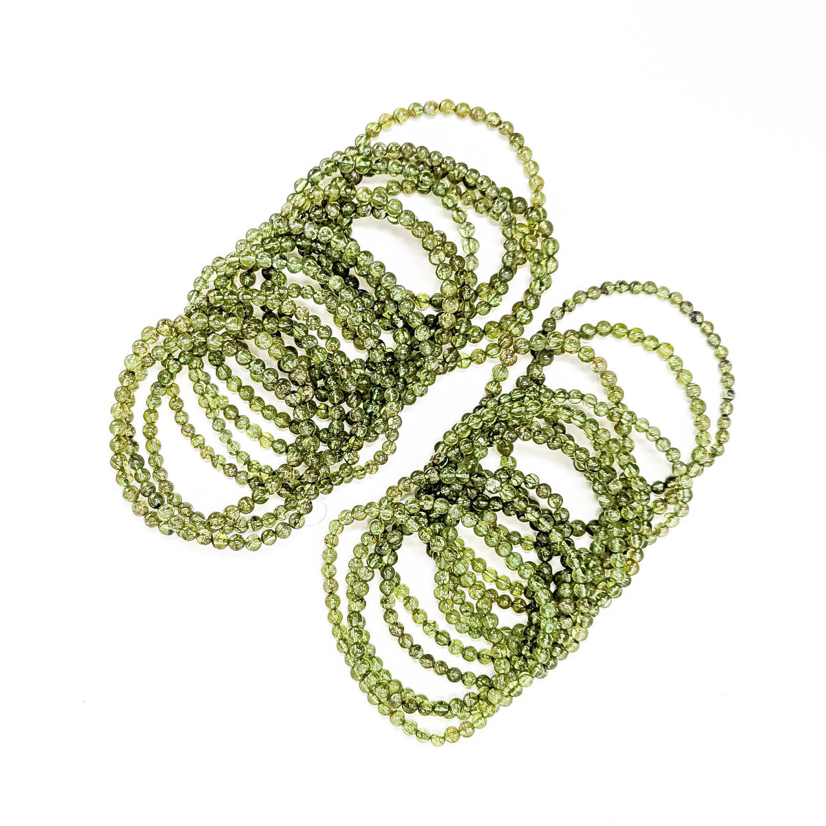 Peridot bead bracelet – single stack of bracelets