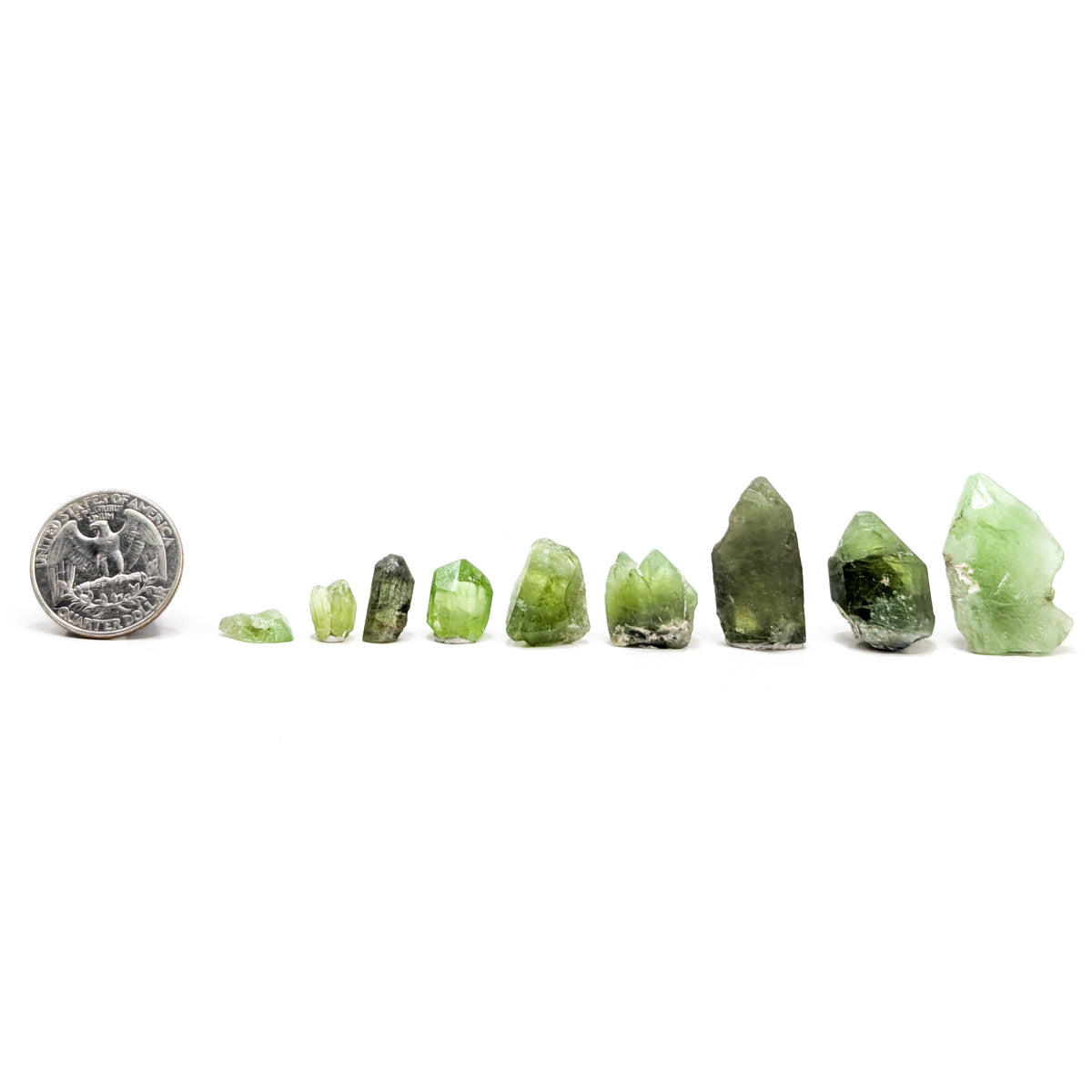 Peridot with Ludwigite specimen.