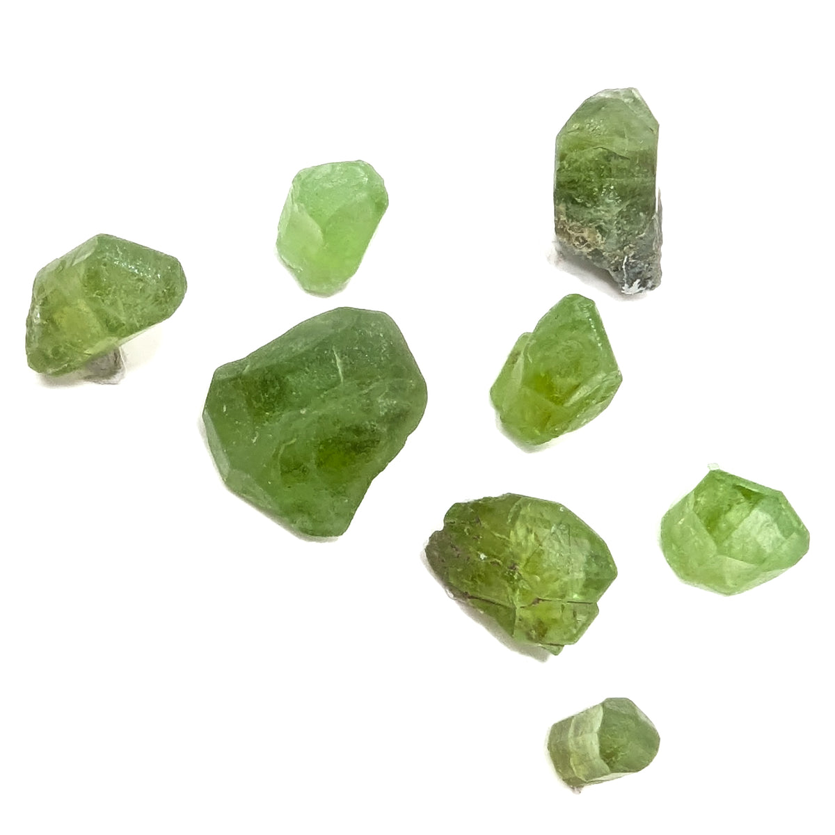 Peridot with Ludwigite specimen.
