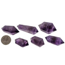 Phantom Amethyst - Double Terminated Wand - Brazil - Third Eye and Crown Chakras