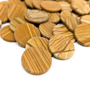 Picture Jasper - Flat Disk - Brown