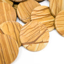 Picture Jasper - Flat Disk - Brown