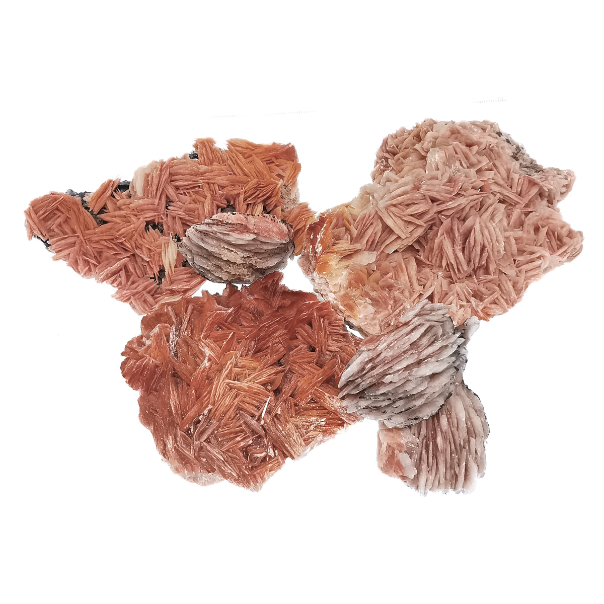 Pink barite from Morocco – group of clusters