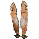 Pink Amethyst - Polished Slab Pair on Stands - Statement Specimen