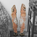 Pink Amethyst - Polished Slab Pair on Stands - Statement Specimen