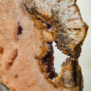 Pink Amethyst - Polished Slab Pair on Stands - Statement Specimen