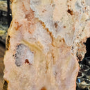 Pink Amethyst Uprgitht Slab on Stand - Statement Specimen - Brazil 
