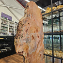 Pink Amethyst Uprgitht Slab on Stand - Statement Specimen - Brazil 