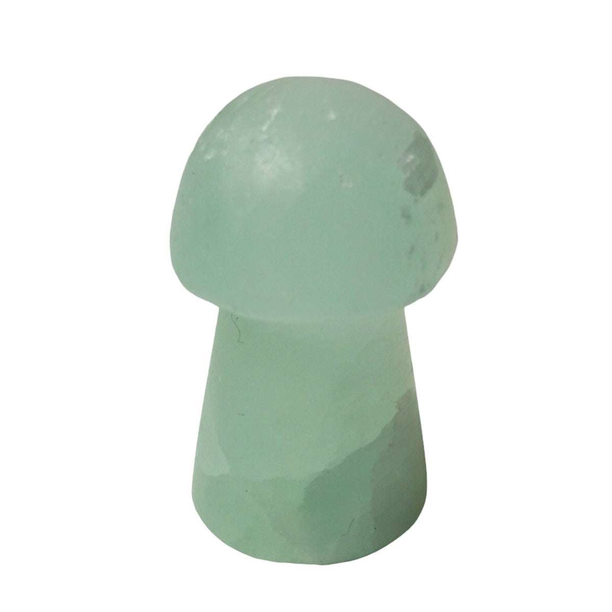 Pistachio Calcite Mushroom carving.