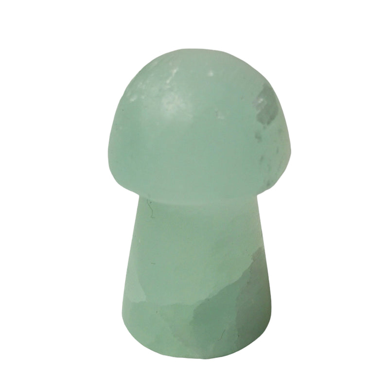 Pistachio Calcite Mushroom - Carving